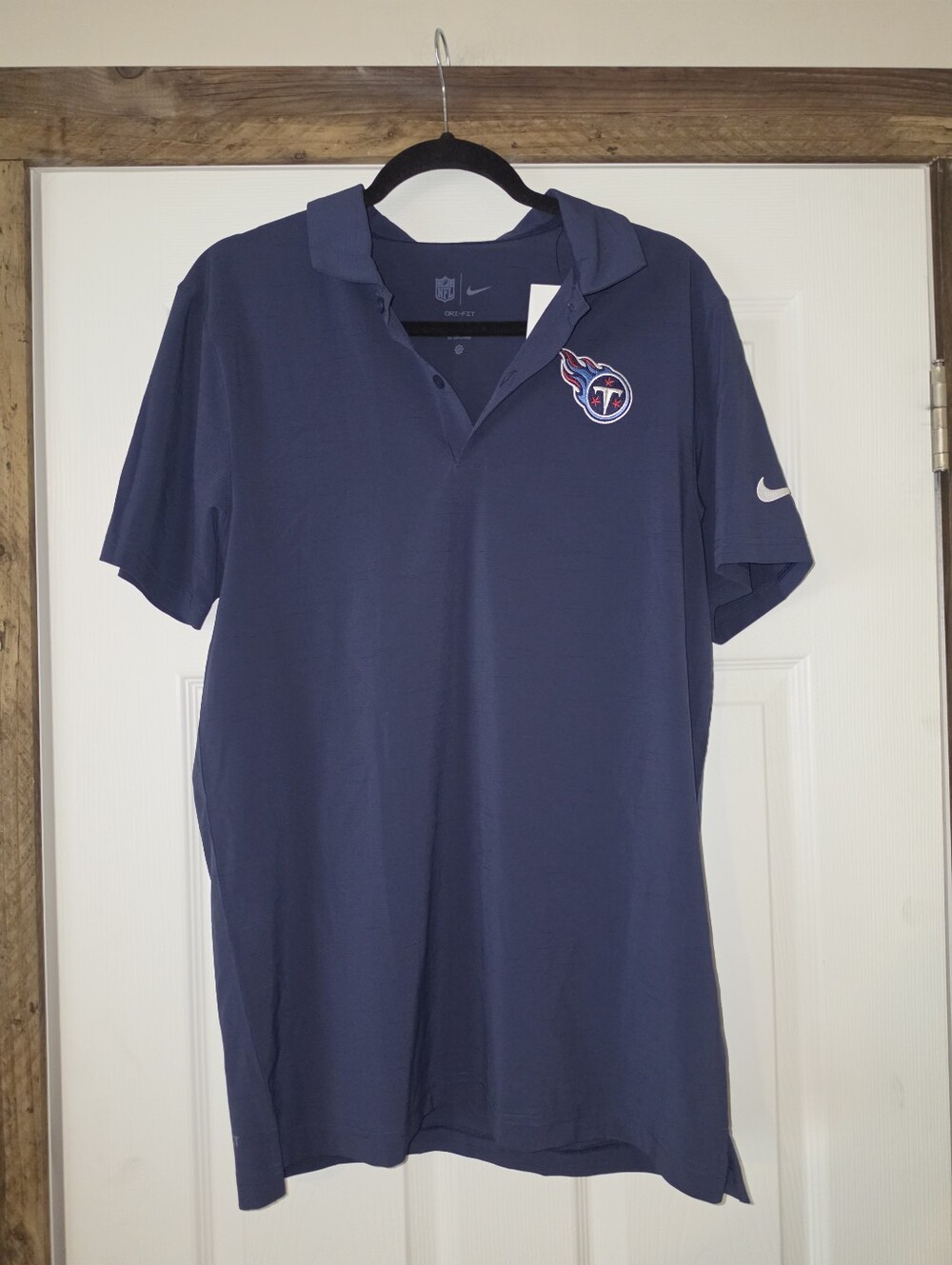 Nike Men's Titans Dryfit Short Sleeve Polo